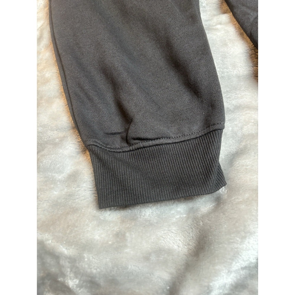 NEW BEBE Jogger Pants 2XL Plush Rhinestone Women's Jogger Sweatpants Black - Picture 3 of 12
